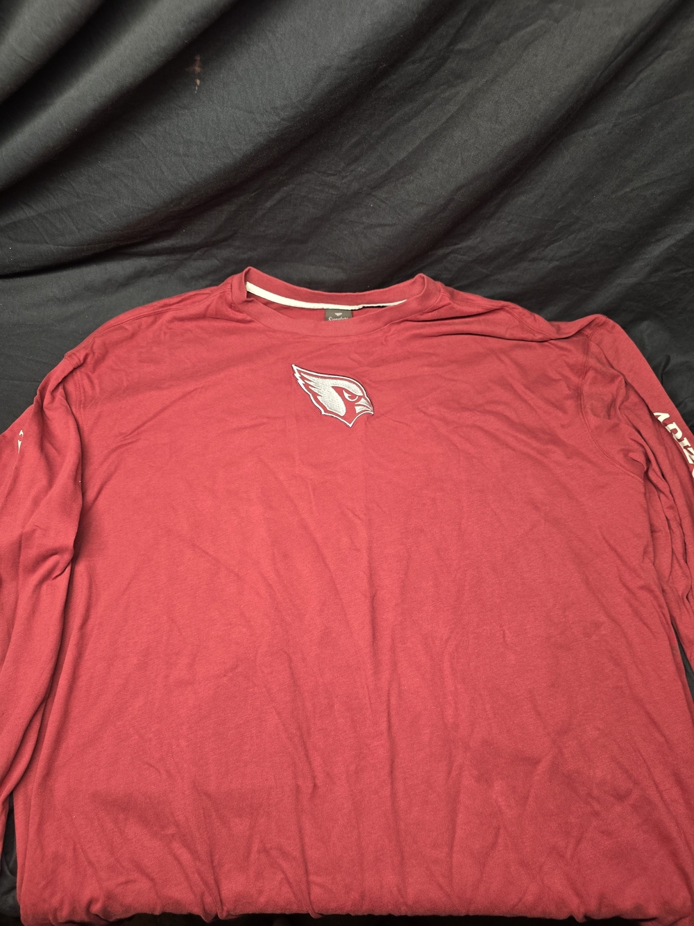 Fanatics Signature Arizona Cardinals Long Sleeve Shirt Men's 4XL Big & Tall Red